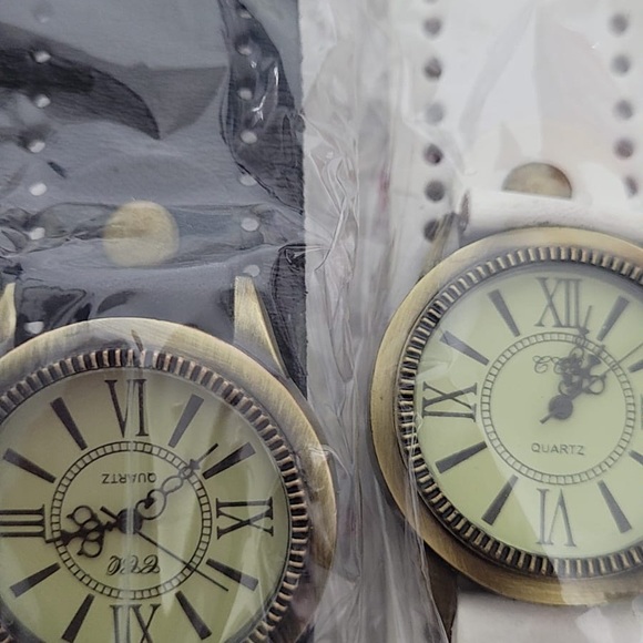 High Quality Vintage Leather Bracelet Watch Antiqu - Picture 2 of 5